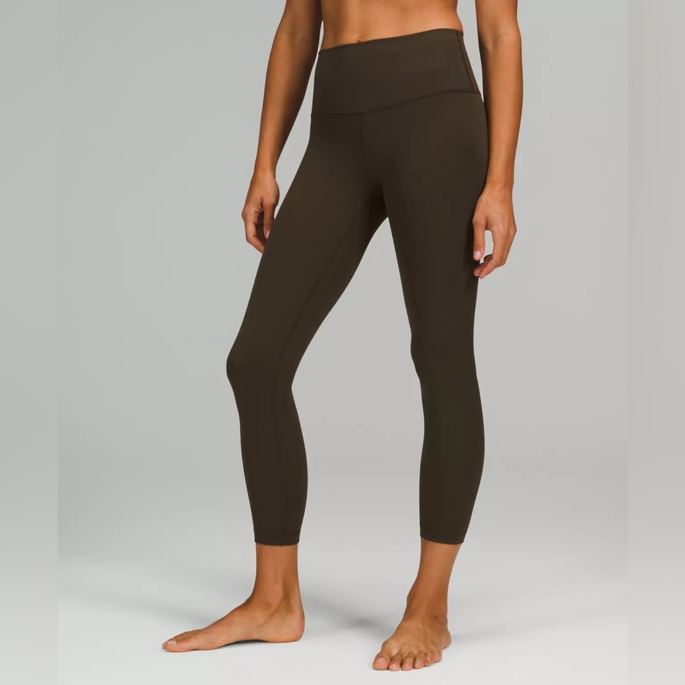 Lululemon Wunder Under High-Rise Tight 23”, Olive, 10